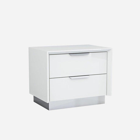 Whiteline Navi Nightstand - Bedroom Depot USA