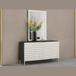 Whiteline Pino Dresser DR1752-DGRY/LGRY - Bedroom Depot USA