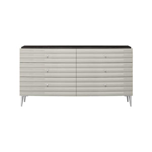 Whiteline Pino Dresser DR1752-DGRY/LGRY - Bedroom Depot USA