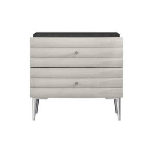 Whiteline Nightstand NS1752-DGRY/LGRY - Bedroom Depot USA