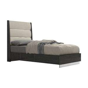 Whiteline Pino Bed Twin BT1752-DGRY/LGRY - Bedroom Depot USA