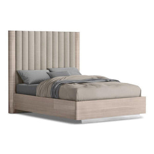 Whiteline Waves Bed Full BF1753-BEI/BEI - Bedroom Depot USA