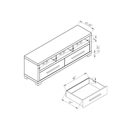 ID USA TV Stand 27062TV - Bedroom Depot USA